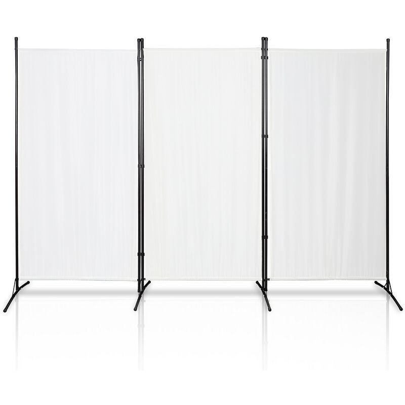 Paravent d'intérieur et d'extérieur, Paravent Interieur Pliable, Séparateur de Paravent, Cloison, Paravent de Confidentialité (260 x 180cm - 3