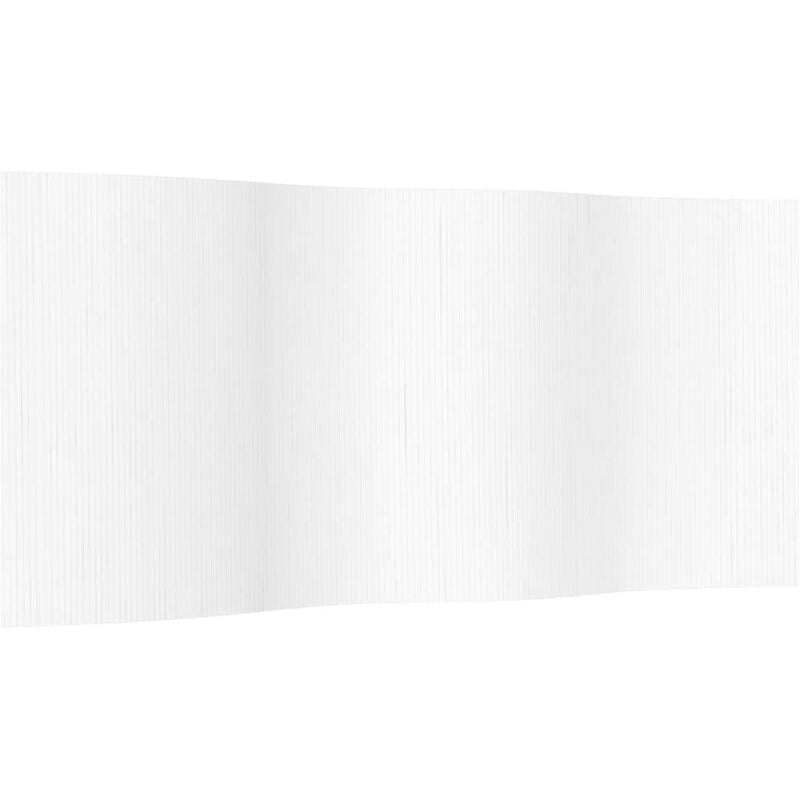 Cloison de séparation blanc 165x400 cm bambou Vidaxl