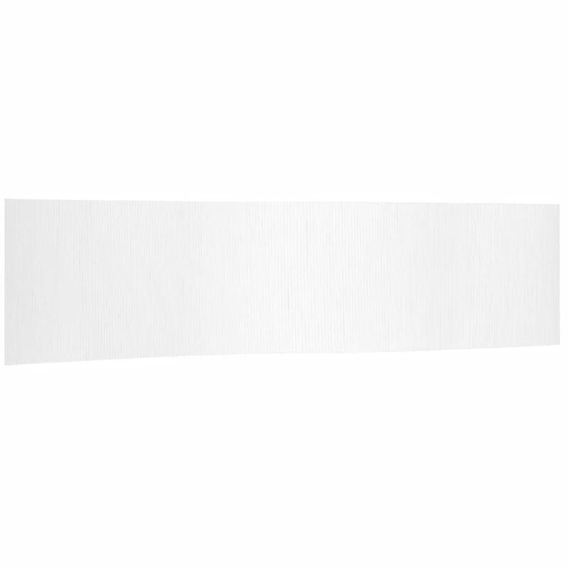 Cloison de séparation blanc 165x800 cm bambou
