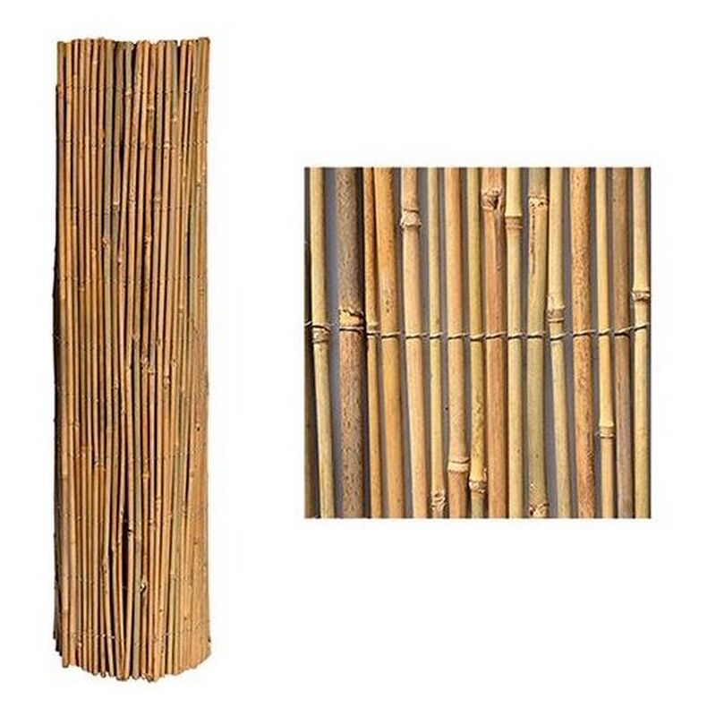 Life In Garden - Paravent exte'rieur en fil Arella en batonnets de bambou 1,5x3 m attache's avec des fils me'talliques superpose's pour jardin