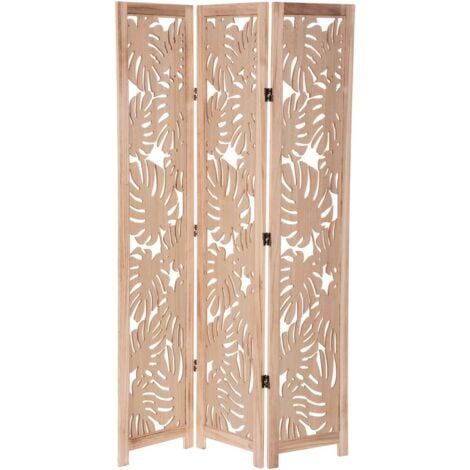 Paravent Palm bois H165cm - Atmosphera créateur d'intérieur