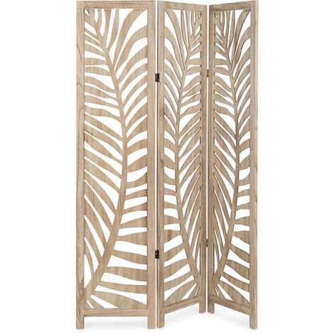 Paravent pliant 3 volets en bois Felce YES - bois neutre