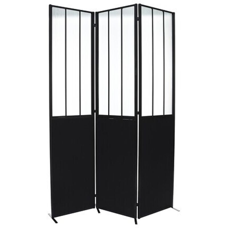 Atmosphera - Paravent Atelier métal et verre trempé