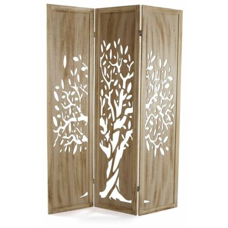 SENKO Paravent Versa Arbol Bois (170 x 40 cm)