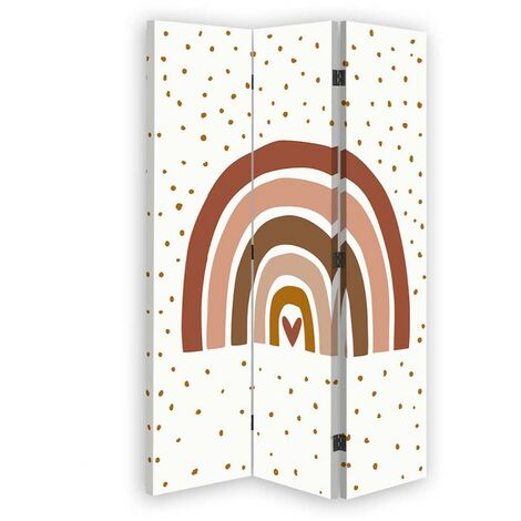 Paravento bilaterale 360, Arcobaleno - 110x170