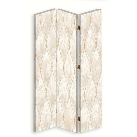 Paravento bilaterale 360, Beige sereno - 110x170