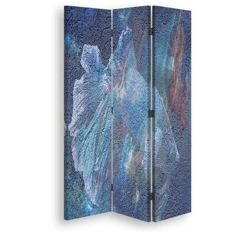 Paravento bilaterale 360, Blu segreto - 110x170