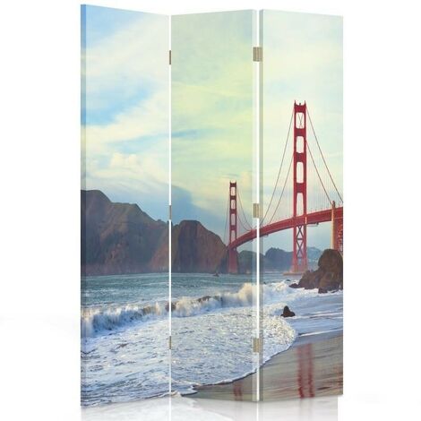 Paravento bilaterale 360, Ponte del Golden Gate - 110x170