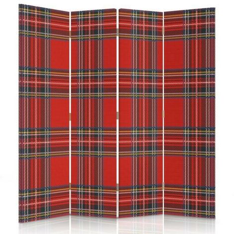 Paravento bilaterale, A scacchi - 145x170