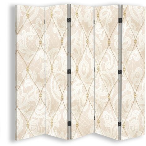 Paravento bilaterale, Beige sereno - 180x170