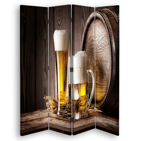 Paravento bilaterale, Birra - 145x170