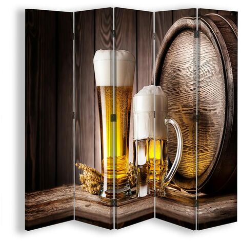 Paravento bilaterale, Birra - 180x170