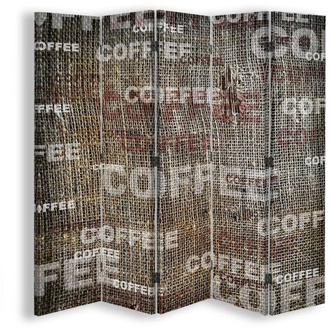 Paravento bilaterale, Caffà¨ - 180x170