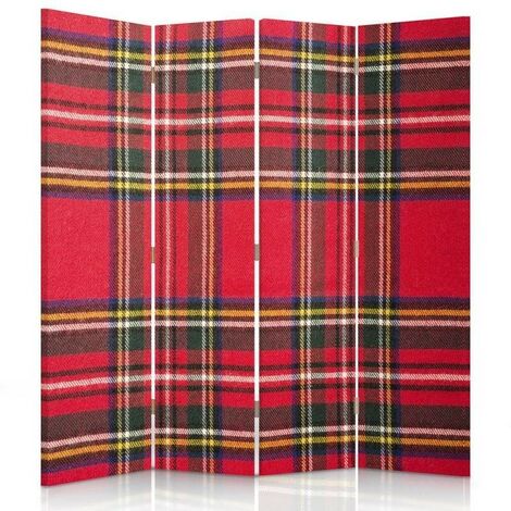 Paravento bilaterale, Controllo scozzese - 145x170