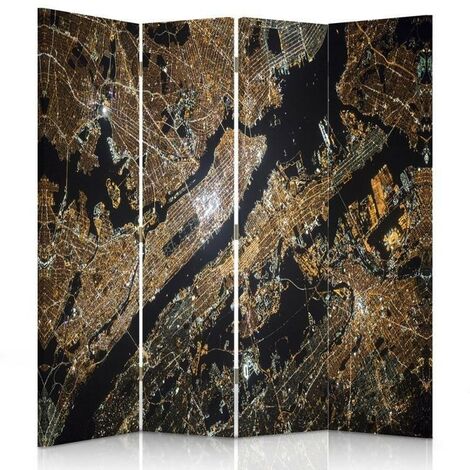 Paravento bilaterale, Immagine satellitare - 145x170