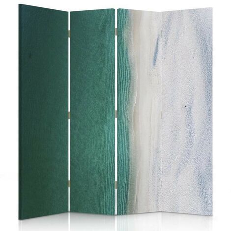 Paravento bilaterale, Mare turchese - 145x170