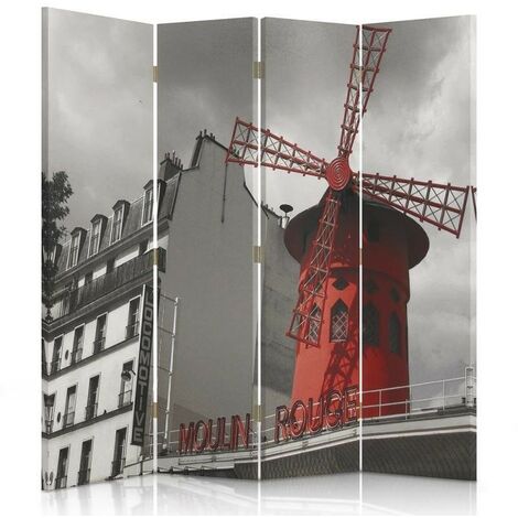 Paravento bilaterale, Moulin Rouge - 145x170