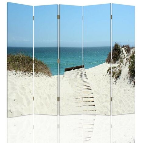 Paravento bilaterale, Passaggio alla spiaggia - 180x170