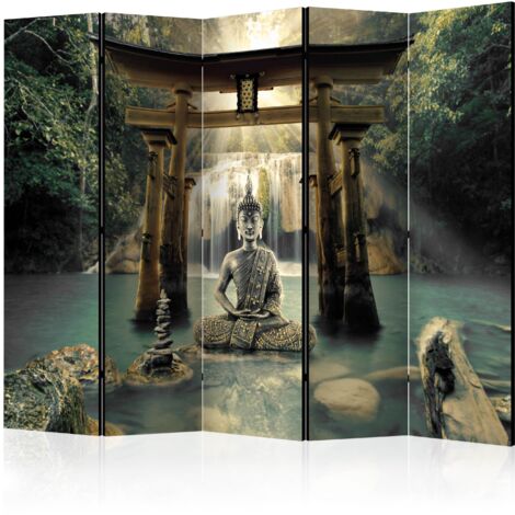 Paravento - Buddha Smile II [Room Dividers] - 225x172