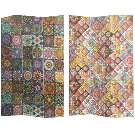 Paravento estampado 3 paneles cerámicos 120,6x2,5xh180,6x2,5xh180