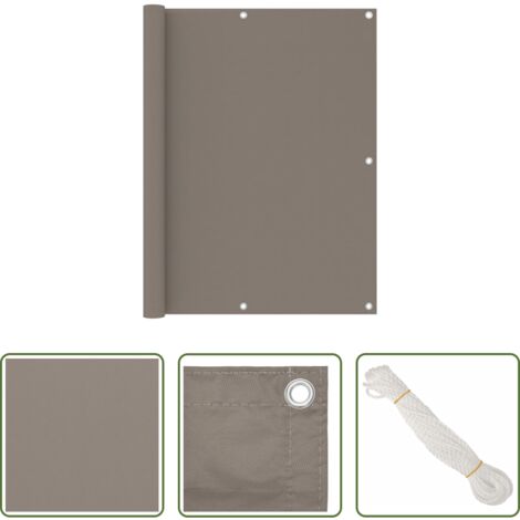 Paravento impermeabile -  Paravento da Balcone Talpa 120x400 cm Tessuto Oxford