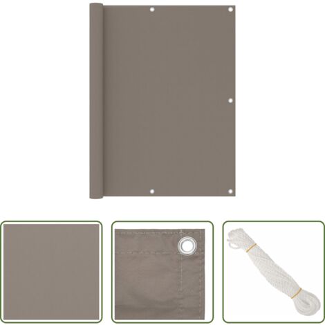 Paravento impermeabile -  Paravento da Balcone Talpa 120x600 cm Tessuto Oxford
