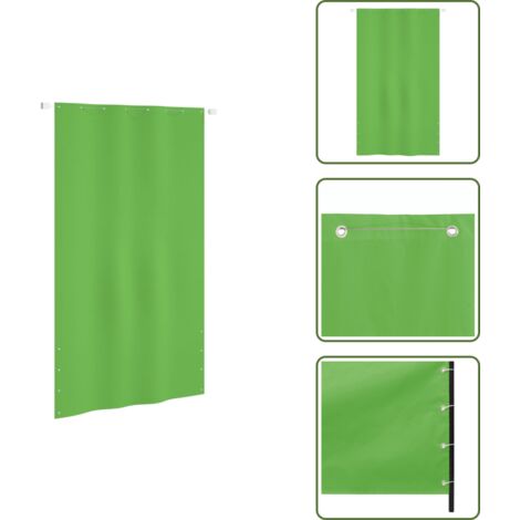 Paravento in tessuto - vidaXL Paravento per Balcone Verde Chiaro 140x240 cm in Tessuto Oxford - Paravento impermeabile