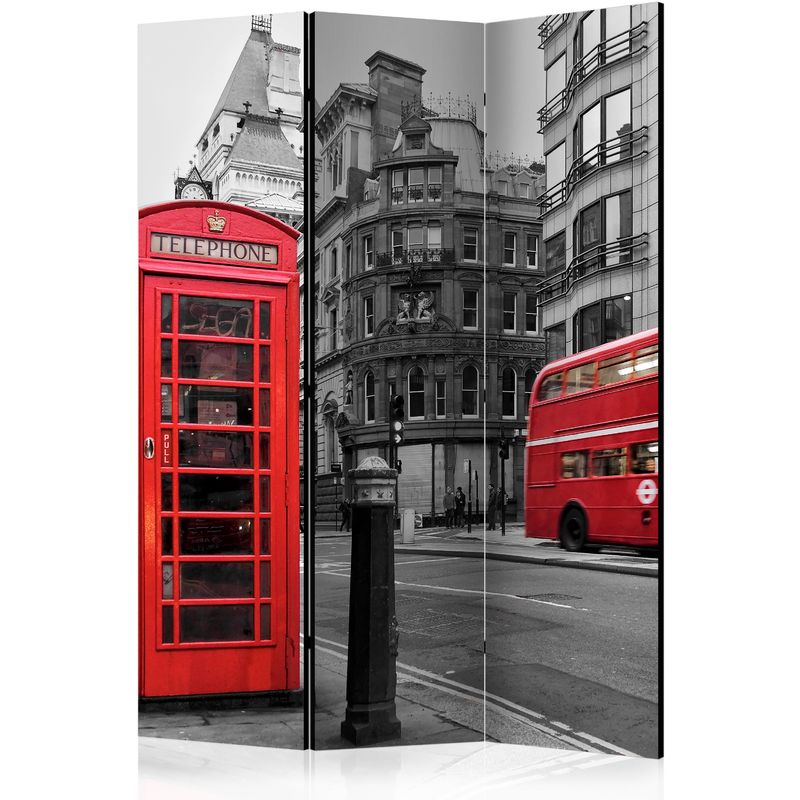 Paravento - London Icons [Room Dividers] - 135x172