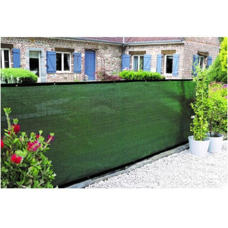 Paravento - NATURE - 1 x 3 m - Occultante 5/5 - HDPE 350 g/m² - Verde kaki