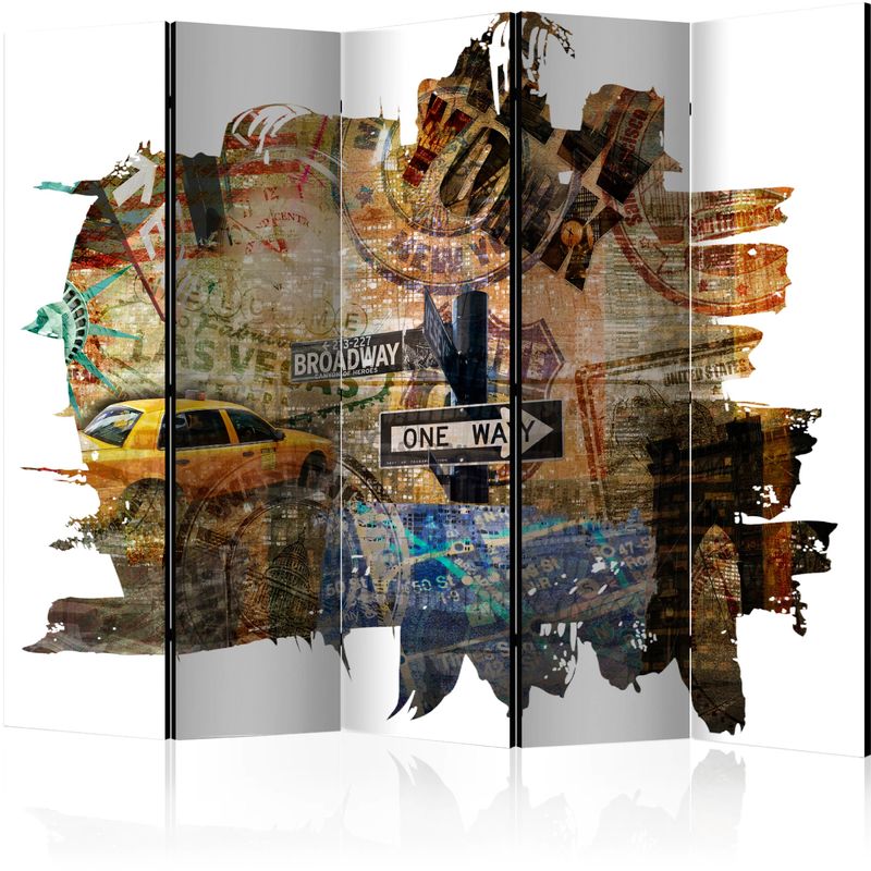 Gbshop - Paravento - New York Collage ii [Room Dividers] - 225x172