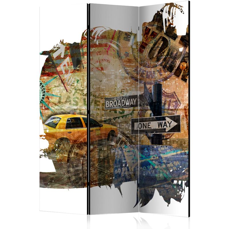 Gbshop - Paravento - New York Collage [Room Dividers] - 135x172