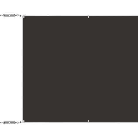 Paravento Verticale Antracite 180x1200 cm Tessuto Oxford vidaXL