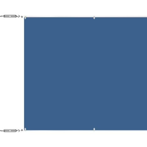Paravento Verticale Blu 100x600 cm in Tessuto Oxford vidaXL