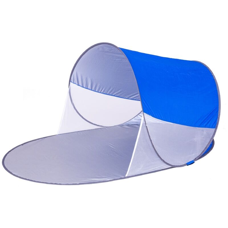 

Lolahome - Paraviento playa para 1 persona pop up azul de nylon de 90x120x200 cm