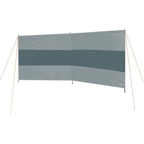 Paravientos de camping Brendan gris y gris antracita 335x120cm Bo-Camp