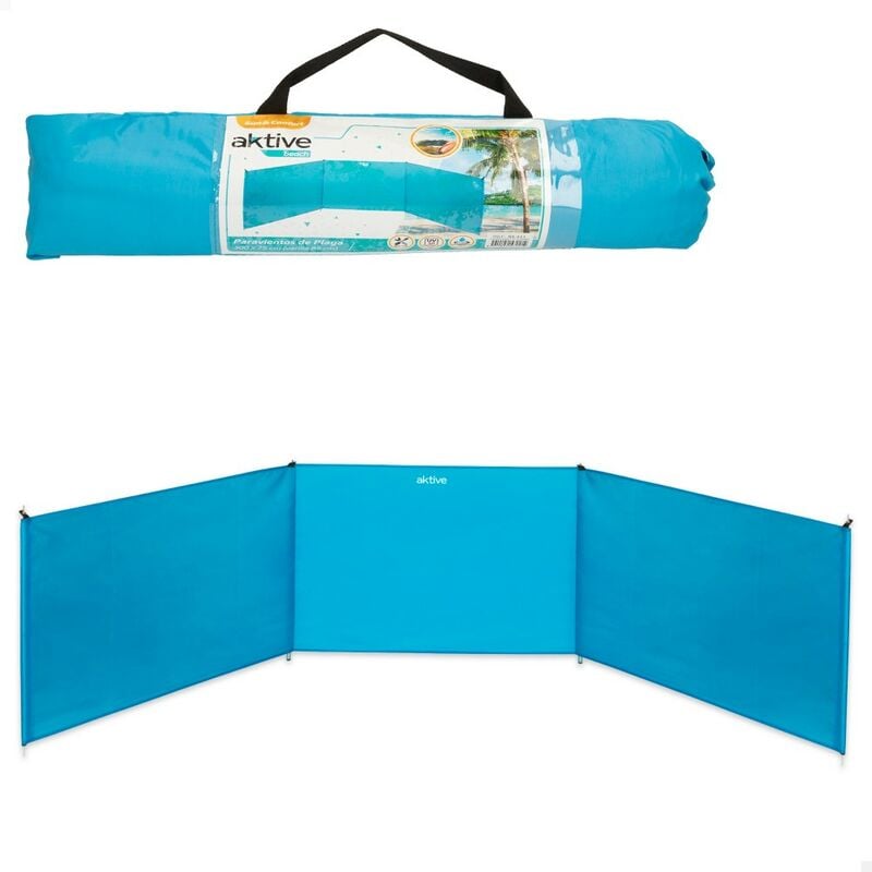 

Paravientos playa plegable 300x75 cm de aluminio aktive beach