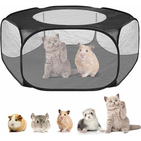 Parc �� Animaux Pliable Parc �� Chiots, Parc Enclos pour Chien Interieur Ext��rieur Tente pour Animaux de Compagnie, imperm��able et Respirant, pour Chats Lapins Hamsters Chinchillas h��risson