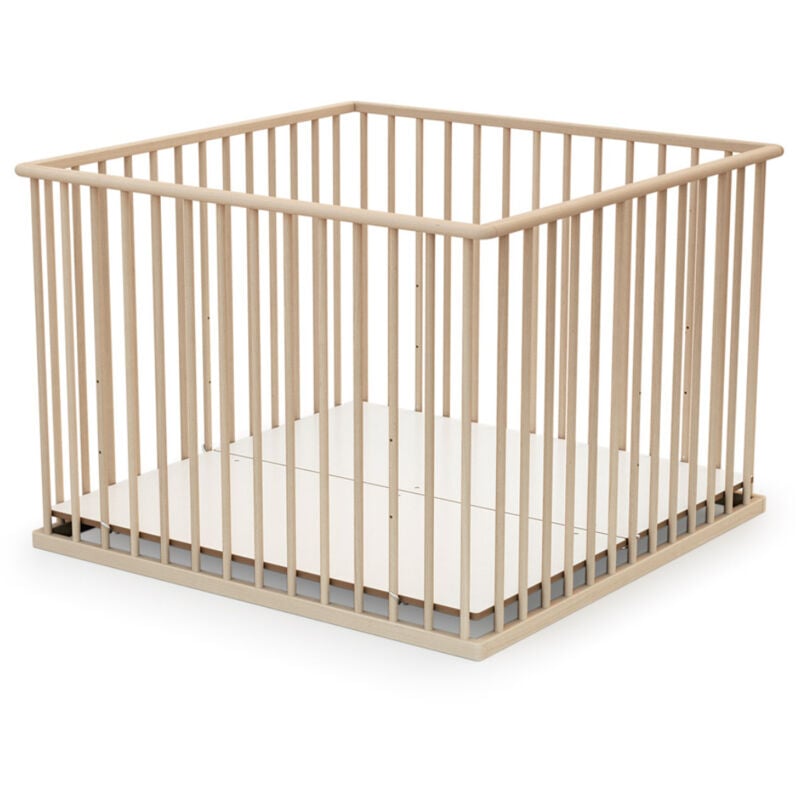 Webaby - Parc bébé en bois 100 x 100 cm