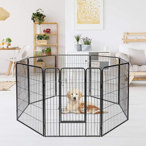 Enclos pour chiens - Enclos pour chiots - Parc pour chien/chiot - Bench -  Cage 