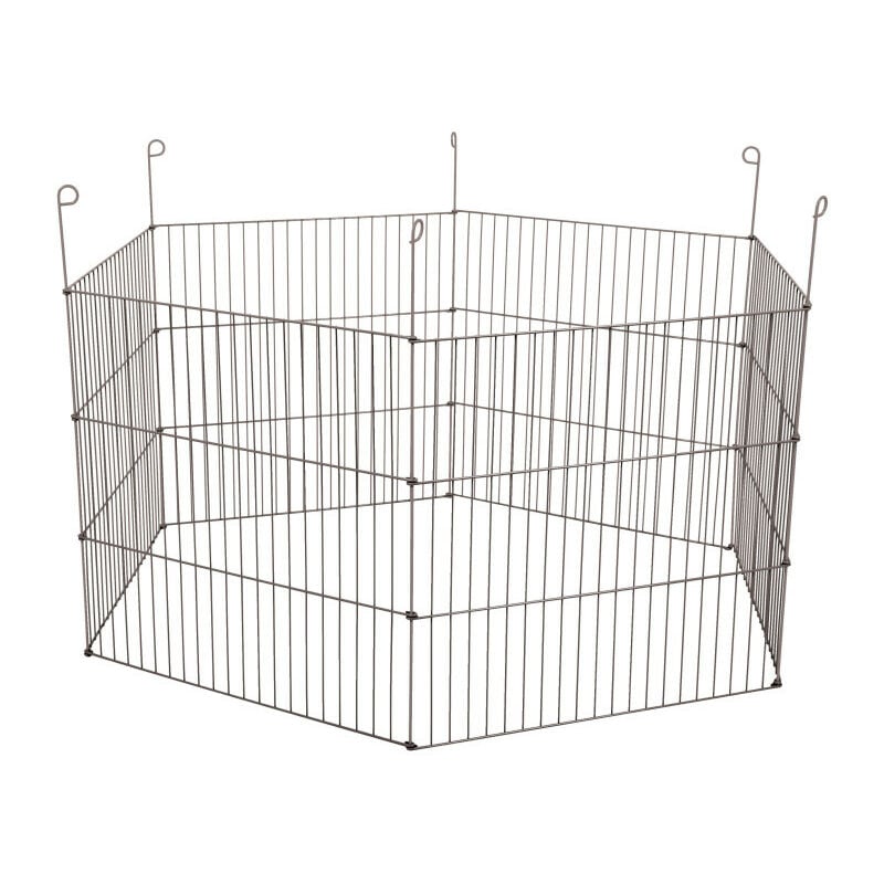 Zolux - Parc hexagonal ø 120 x h 61 cm en métal pour extérieur pour rongeur