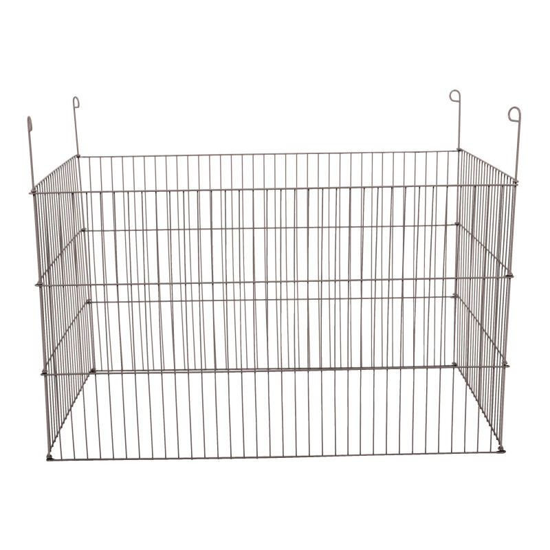 Parc rectangulaire 60 x 102 x h 60 cm en métal pour extérieur pour rongeur Zolux