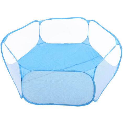 Parc portable transparent pour petits animaux de compagnie, cage-tente pour chiots, chats et lapins, idéal pour l'extérieur
