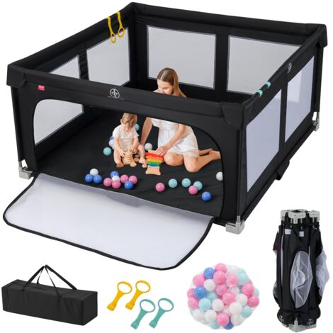 parc pour bébé, parc bébé, matelas pour bébés, clôture de sécurité pour enfants, aire de jeu pour bébé, grand parc intérieur extérieur, portail zipp