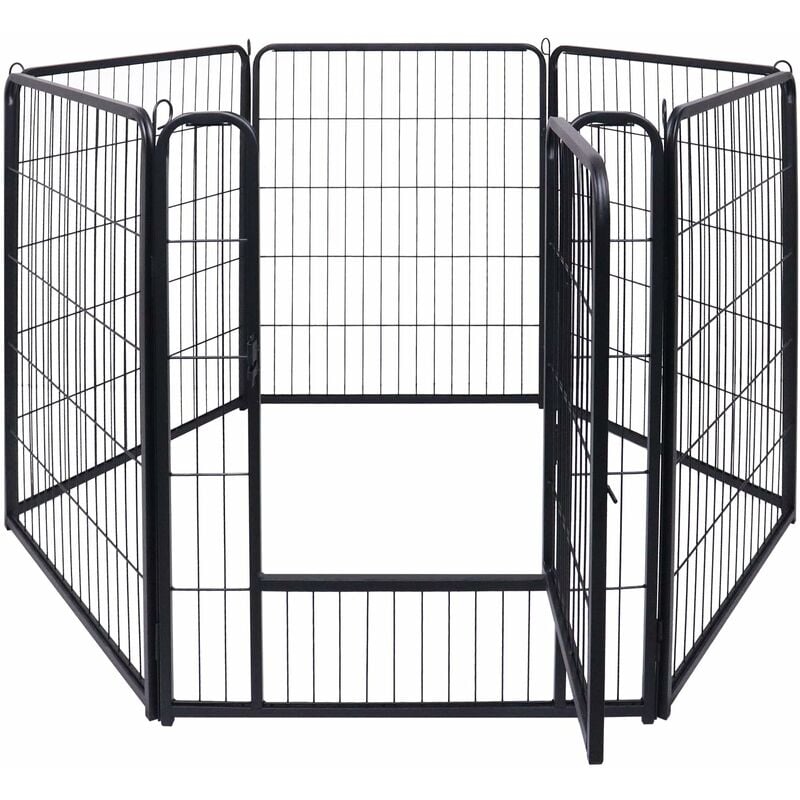 Naizy - Parc pour chiots 6 pièces, parc pour chiens, appartement, barrière pour chiots, enclos pour chiots, parc pour animaux, enclos extérieur pour