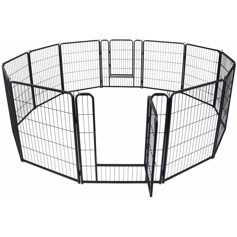 Naizy - Parc pour chiots 12 pièces, parc pour chiens, appartement, barrière pour chiots, enclos pour chiots, parc pour animaux, enclos extérieur pour