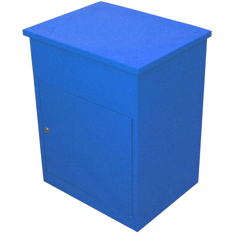 Blue Parcel Post Box