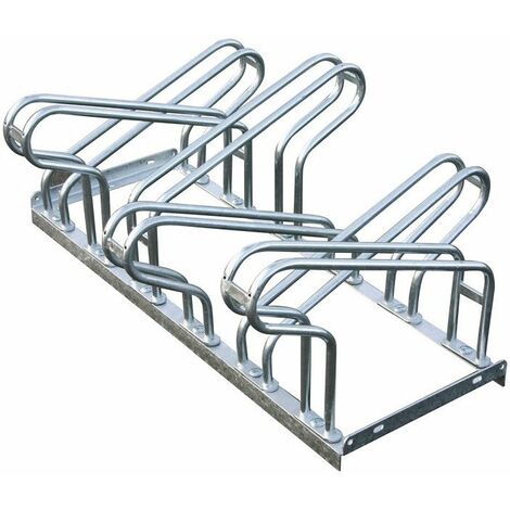 Parcheggio Bicycle Rack 2 Laterale Zincata 90 Dettaglio Numero Dempetments 10 Per Avvitare Smontare