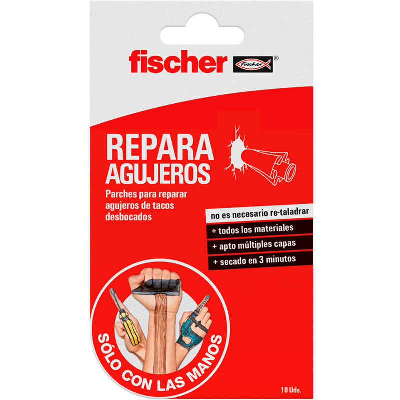 

Reparador Pared 10 Pz Con Parches Sclm - Fischer