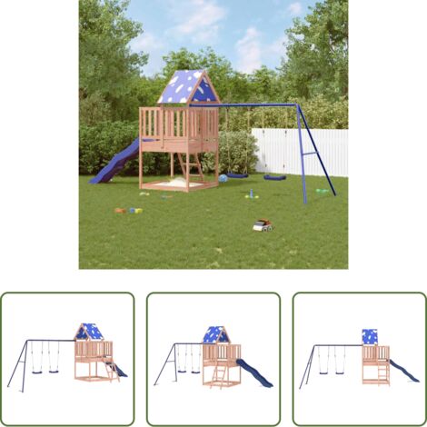 Parco giochi in legno -  Set da Gioco da Esterno in Legno Massello di Douglas