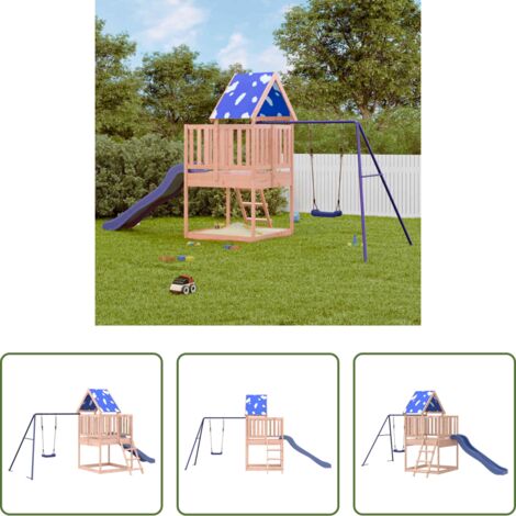 Parco giochi per bambini -  Set da Gioco da Esterno in Legno Massello di Douglas